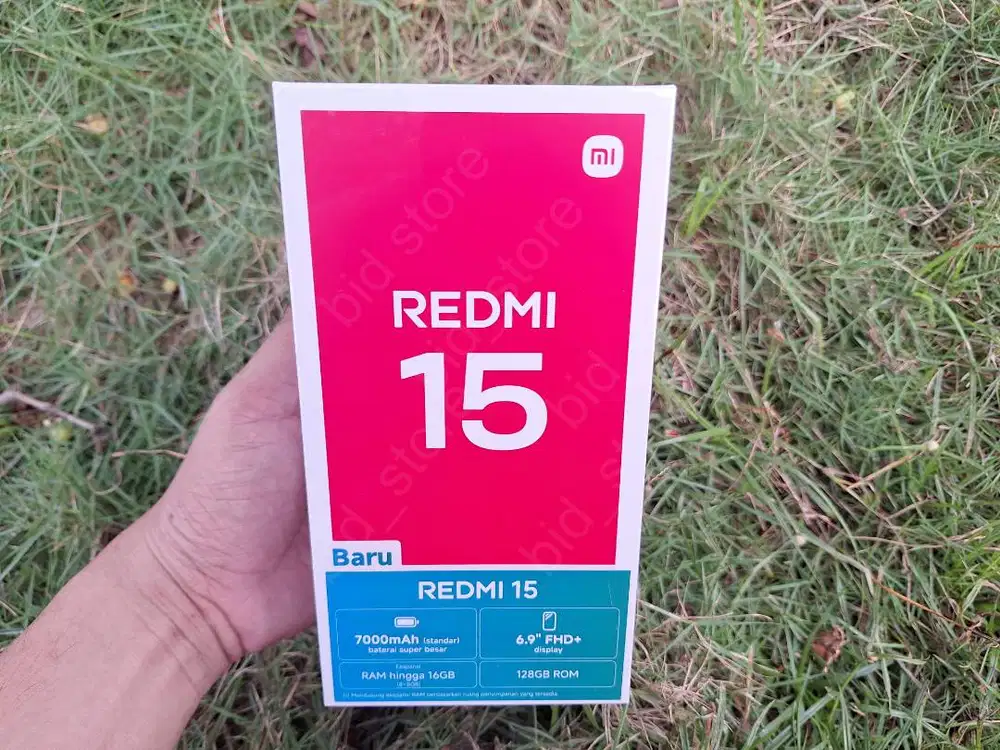 Xiaomi Redmi 15 - 8/128 GB - 50MP AI Camera - 7000mAh - Garansi Resmi