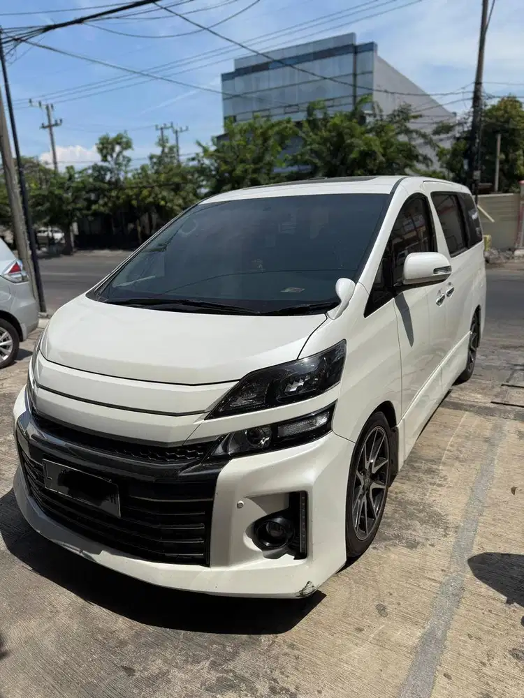Toyota Vellfire GS 2013 White Putih Toyota 2014 2015 Jual Cepet BU