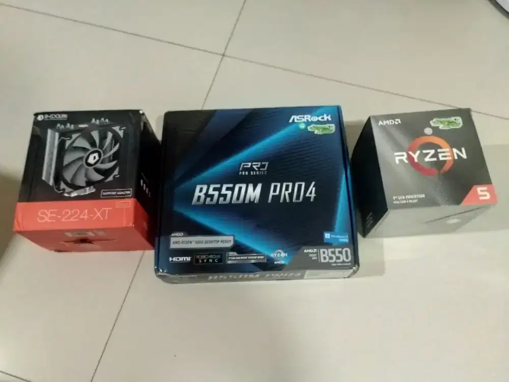 Jual/TT PC Ryzen 5 3600XT GTX 1650 4gb Ram 16gb SSD Nvme 1tb