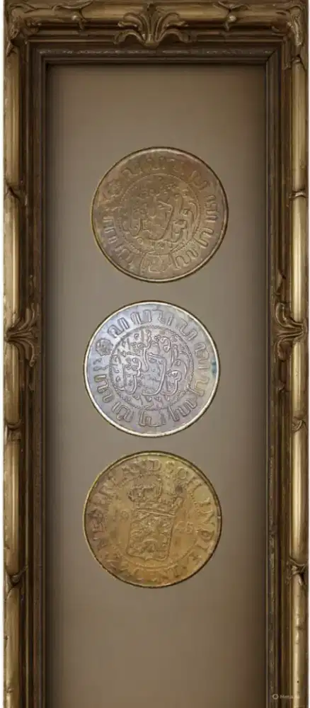 3 pcs Uang koin gobang