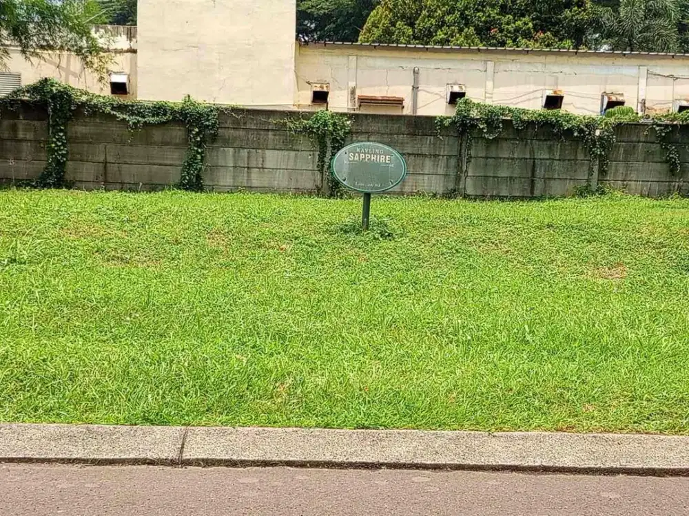 Dijual Tanah Premium siap bangun di Cluster Sapphire Pondok Hijau Golf Gading Serpong