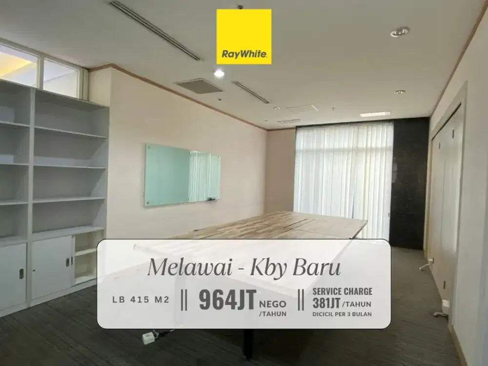 Disewakan Kantor/Tempat Usaha di Premium Area Melawai, Kby Baru