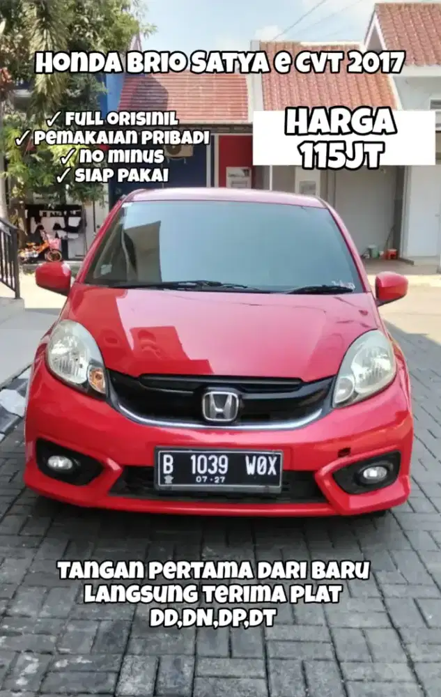 Antik tangan 1 dari baru terima DD !! Satya E Cvt 2017 merah