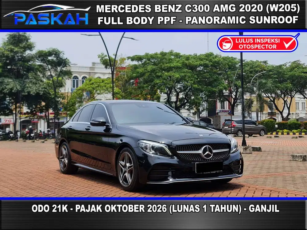 Sunroof PPF TAX=oktober-26 Mercedes Benz C300 AMG 2020 c 300 AMG 2020