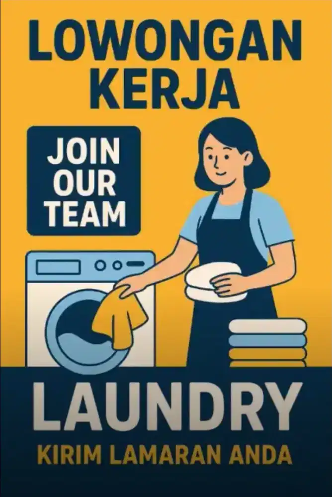 DIBUTUHKAN KARYAWAN LAUNDRY