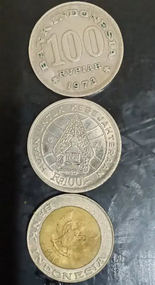 uang koin tahun 1973 78 96