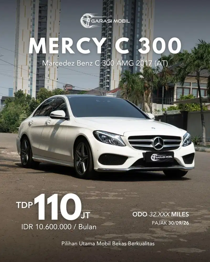 Marcedez Benz C 300 AMG 2017 (AT)