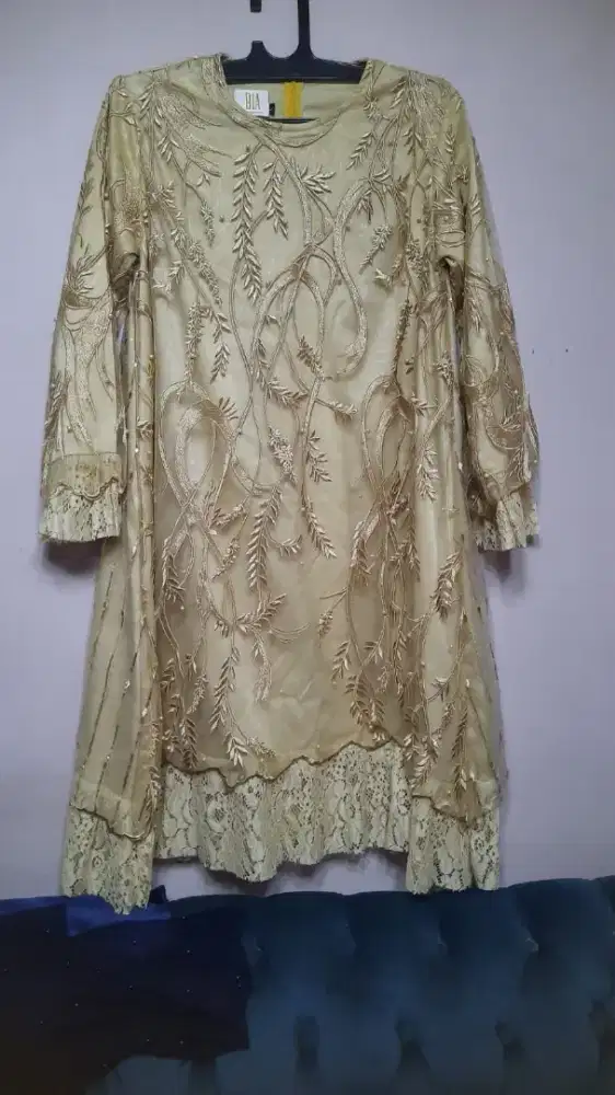 Kebaya Modern Dress Golden