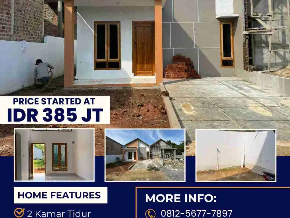 RUMAH CLUSTER MURAH TANAH LUAS LOKASI STRATEGIS