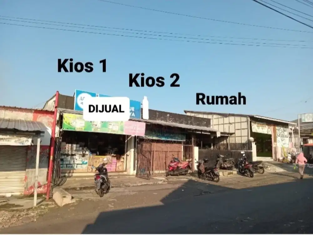 DIJUAL 2 RUKO + RUMAH PINGGIR JALAN JANGLI RAYA, SEMARANG