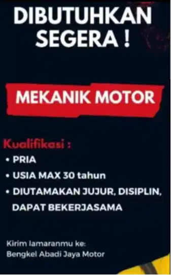 Mekanik Ban Motor