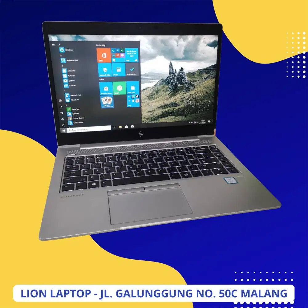 Core i5 Gen 8 RAM 8GB SSD 256GB HP Elitebook 840 G5 [12|10]