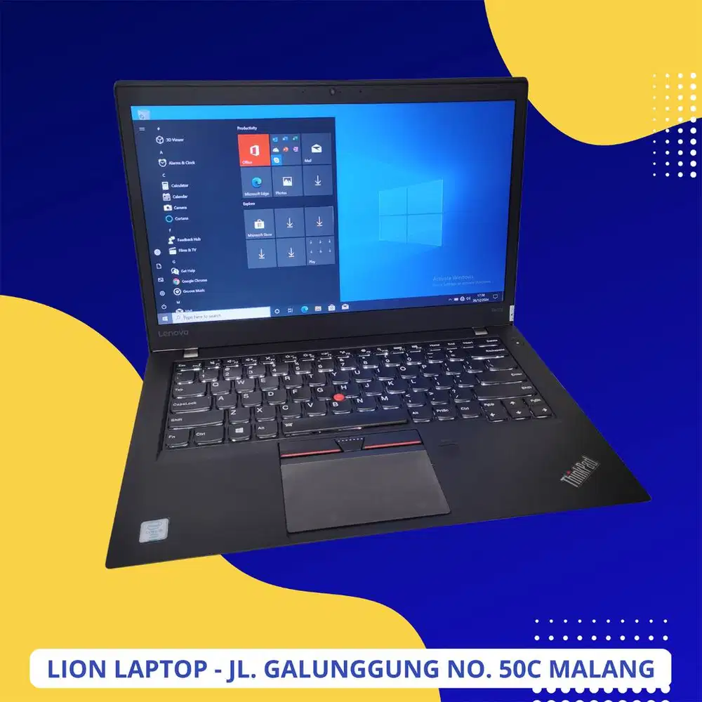 RAM 8GB SSD 256GB Core i5 Slim Lenovo Thinkpad T460s [12|10]