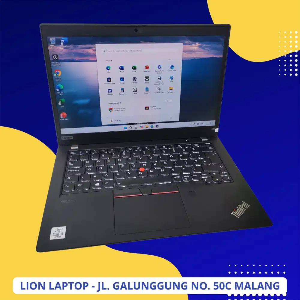 Core i5 Gen 10 slim mulus RAM 8GB SSD 256 Lenovo Thinkpad X13 [12|10]