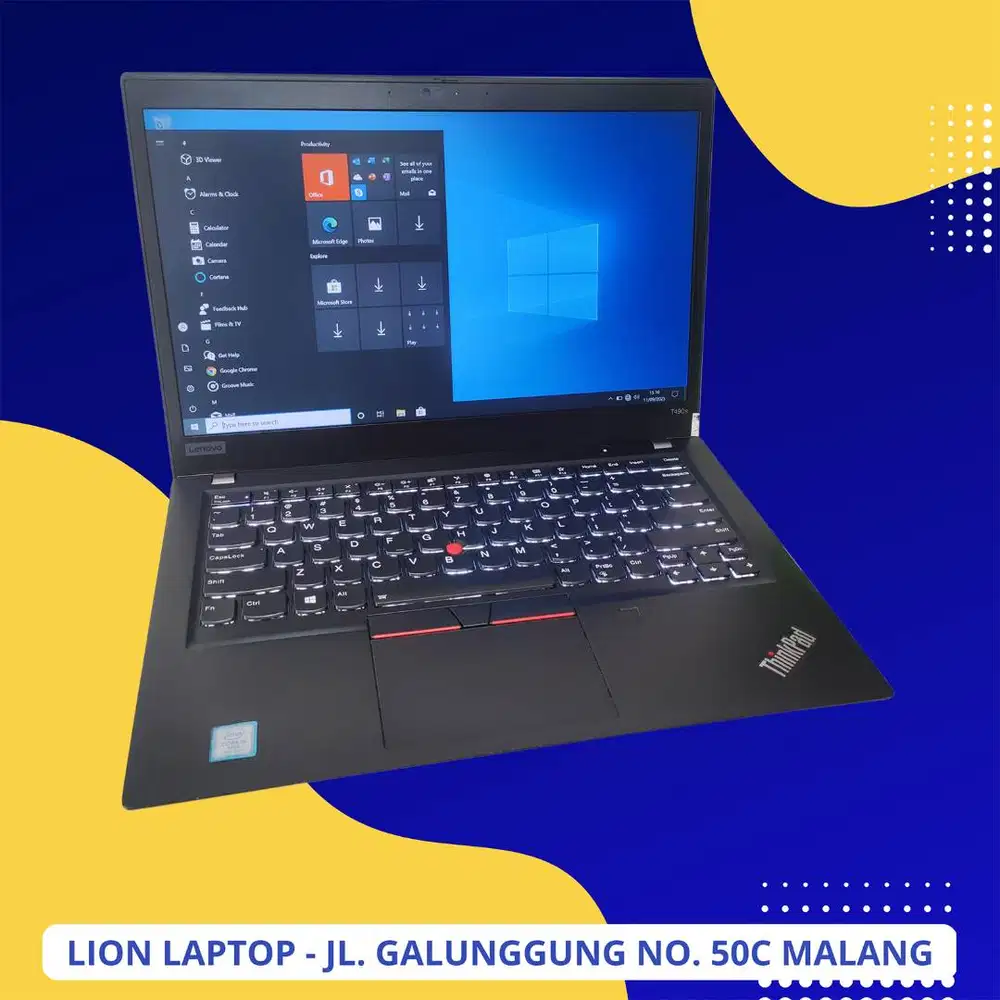 RAM 16GB SSD 512GB Core i5 Slim Lenovo Thinkpad T490s [12|10]