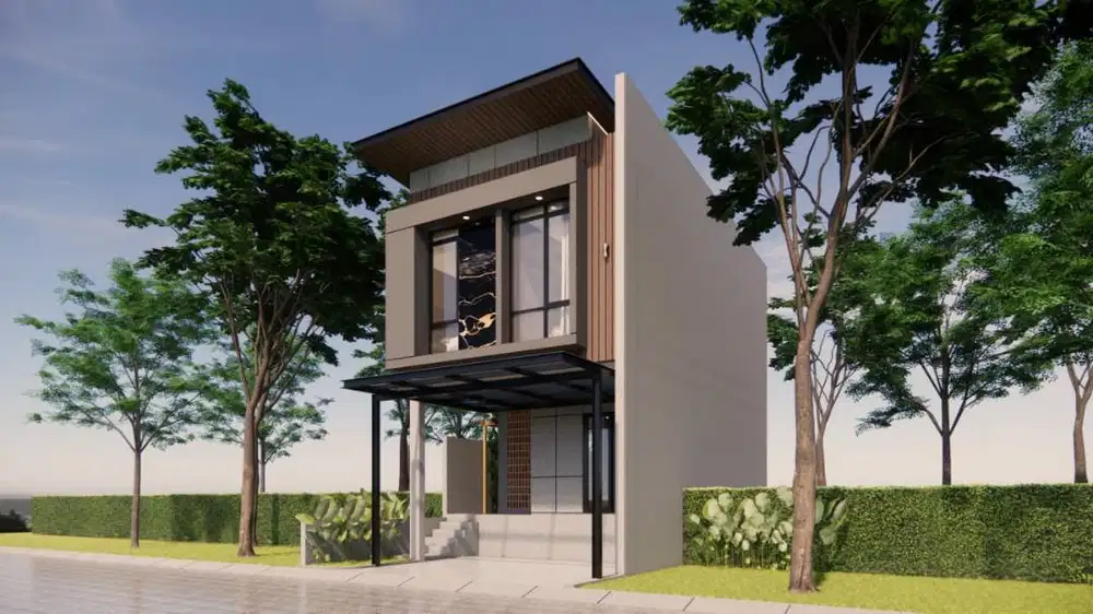 RUMAH MEWAH 2 LANTAI DI SAYAP DAGO SUDAH SHM DENGAN FASILITAS LENGKAP