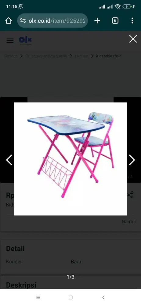 Table chair satu set