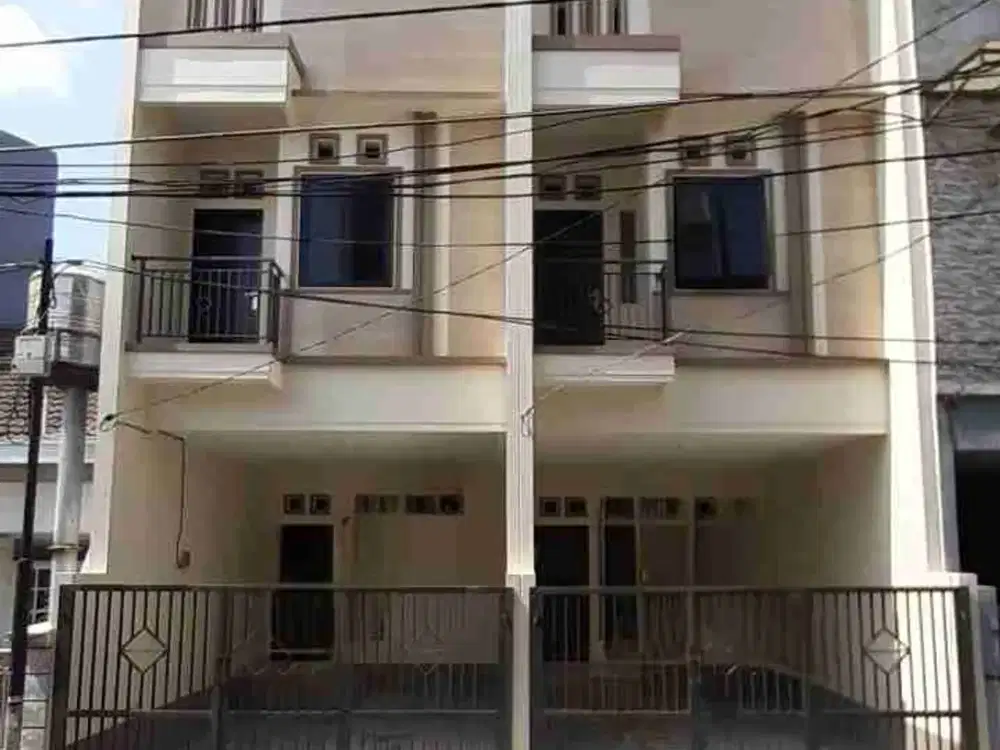 RUMAH BARU BANGUN 3 LANTAI TANJUNG DUREN