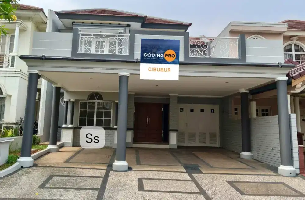 Dijual rumah kota Wisata cibubur. Cluster depan premium. LIKE NEW