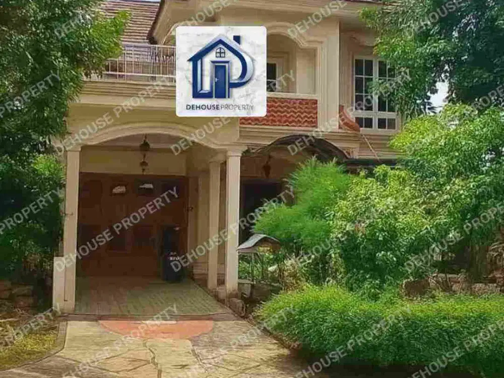 Rumah dgn swimming pool Cluster Tengah depan taman Kota Wisata Cibubur