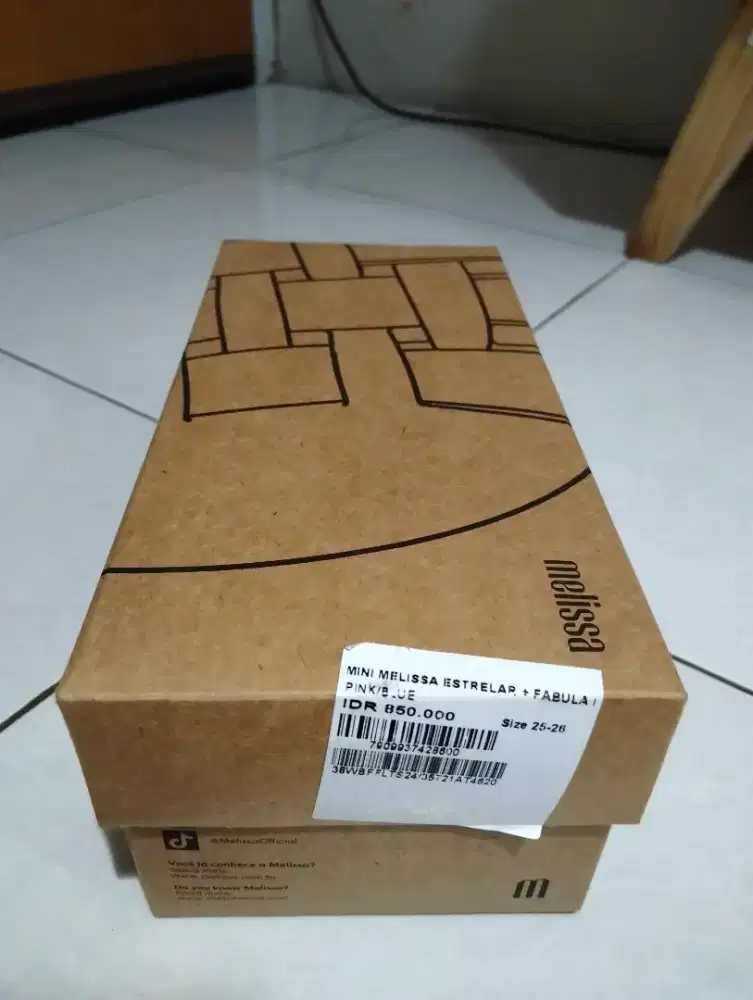 Mini melissa size 25-26