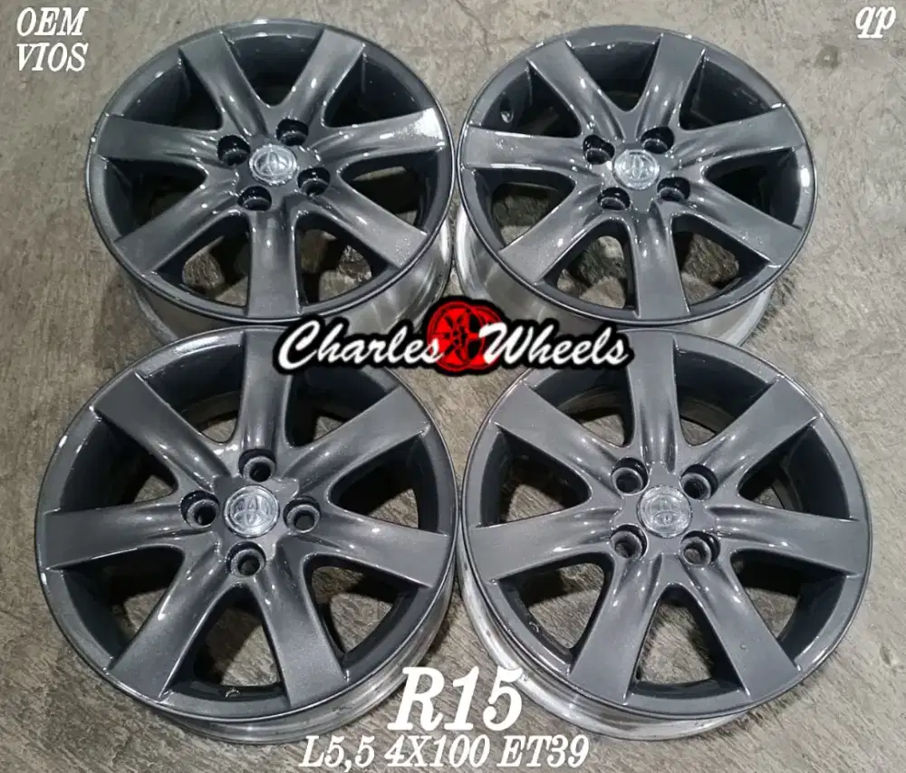 Jual velg oem vios r15 4x100 calya sigra ayla vios dll