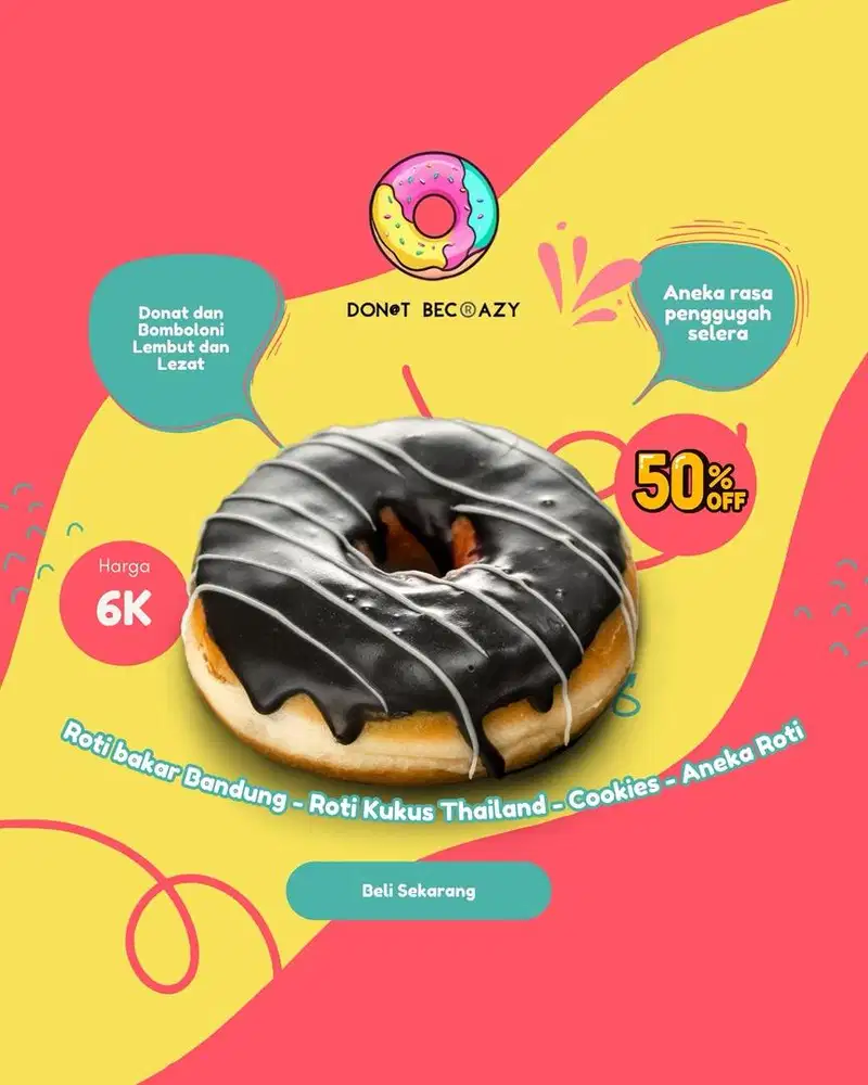 Crew Donat Becrazy - Starbakes House