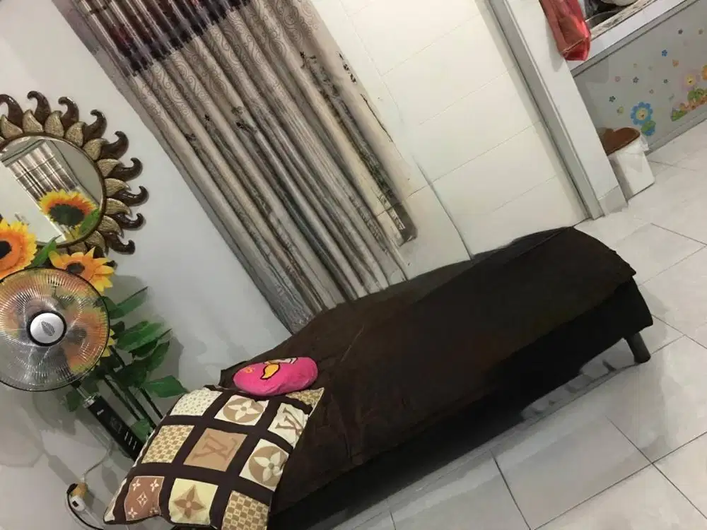 DIJUAL KACA DINDING JATI MOTIF MATAHARI