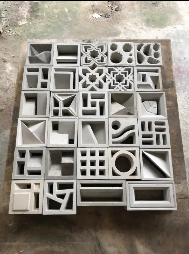 Roster cor putih 2 sisi 20x20 / 15x30 / 15x25