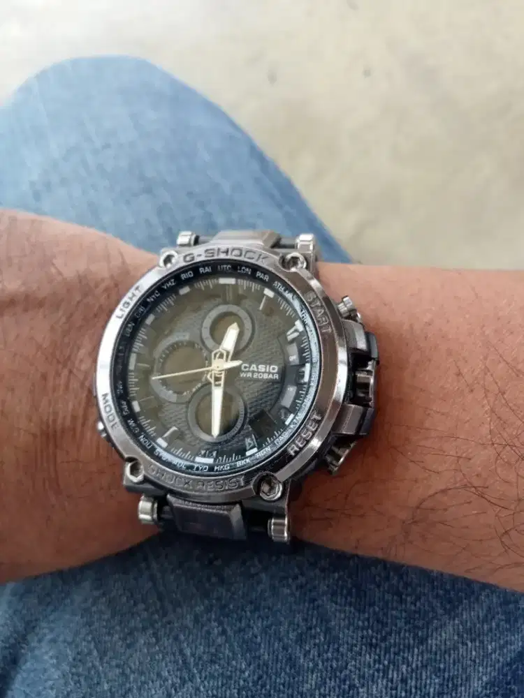 G-Shock rantai bahan metal bezel