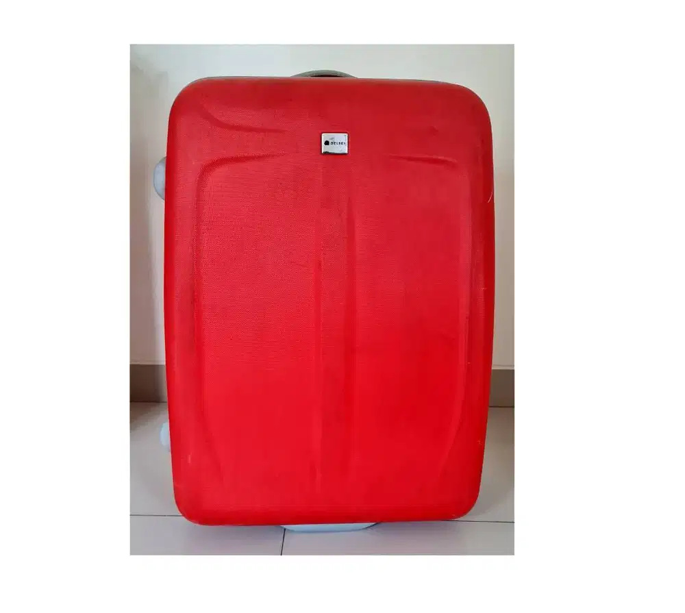 Koper Delsey Prancis, 2 roda, uk 29, Warna orangege