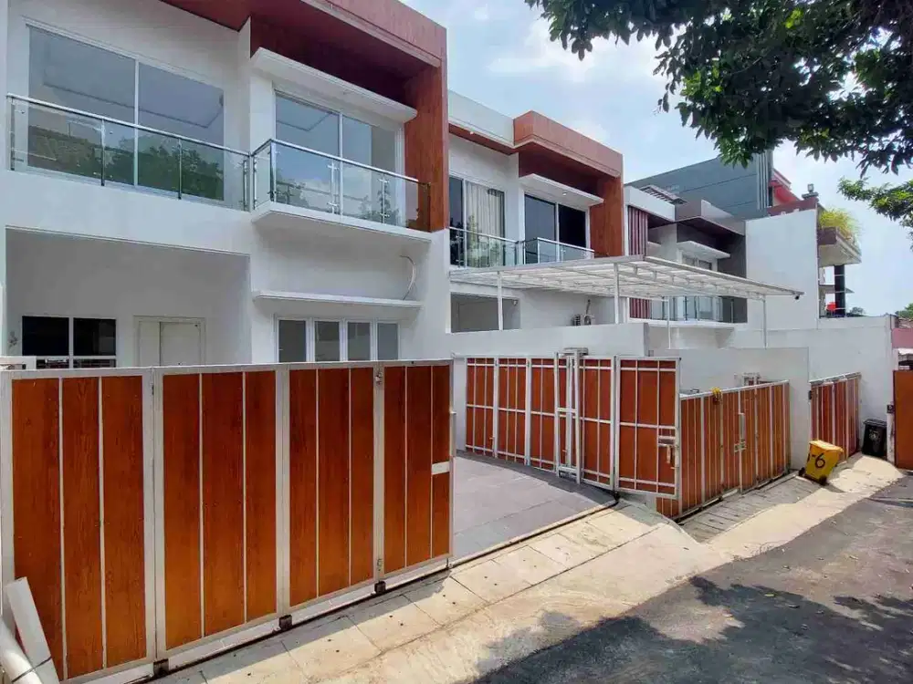 Rumah modern minimalis 2 lantai luas tanah diatas 100