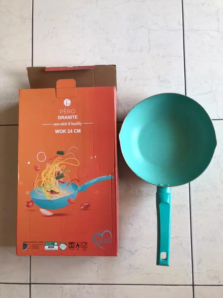 Jual murah aja wok pan pero granite 24 cm