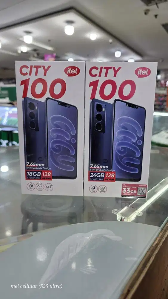 Itel city 100 ram 6gb+6gb/128gb & 8gb+8gb/128gb baru segel resmi itel