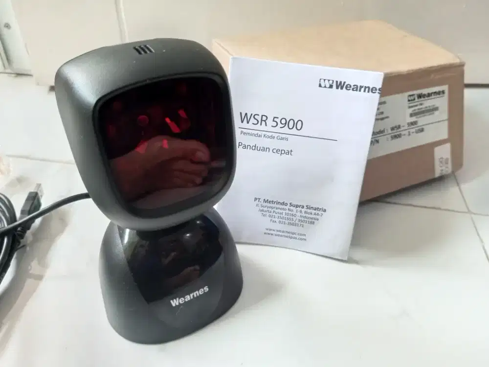 Dijual Cepat Barcode Scanner Kondisi 99%