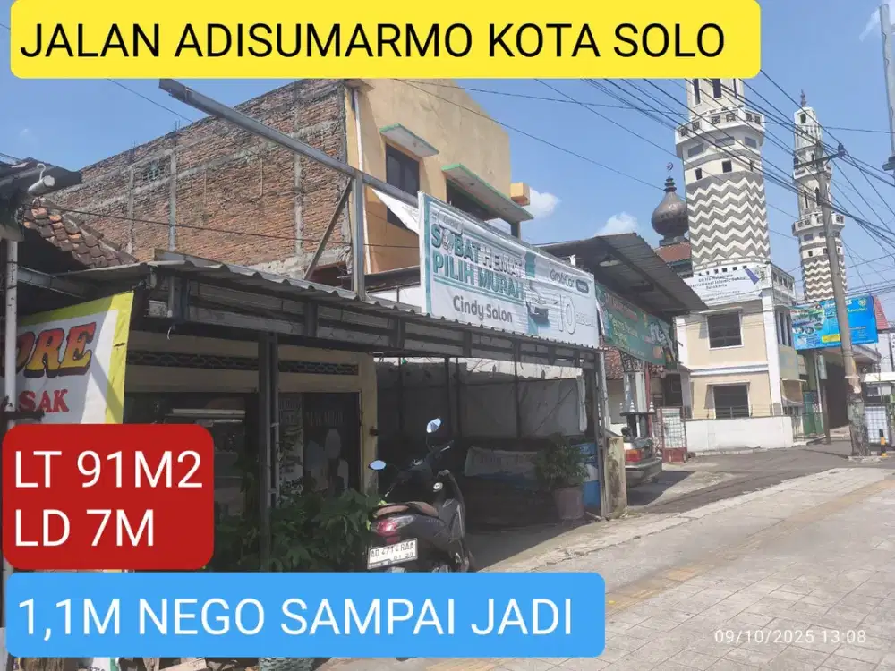 Tanah adisumarmo Banyuanyar kota Solo