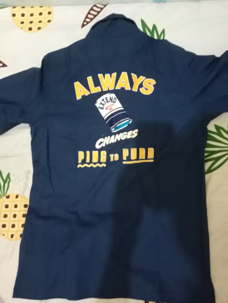 Kemeja Casual Denim Blue