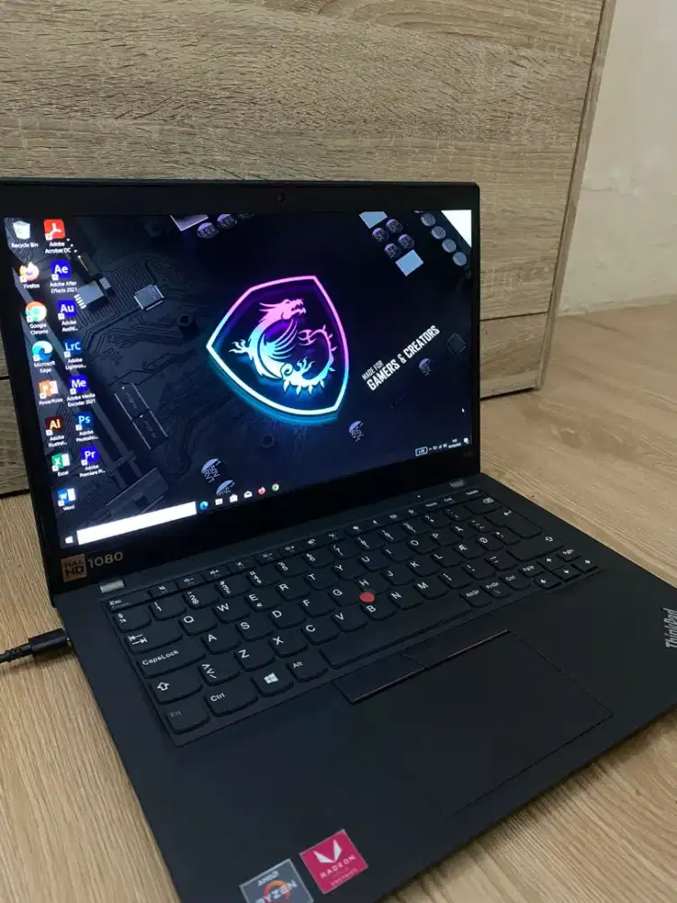 Lenovo Thinkpad X395 RYZEN PRO Support Gaming Editing Coding - Mulus