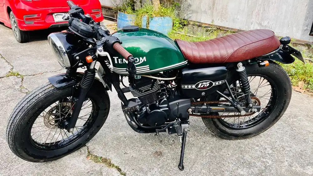 Dijual Kawasaki W175 Modif Cafe Racer