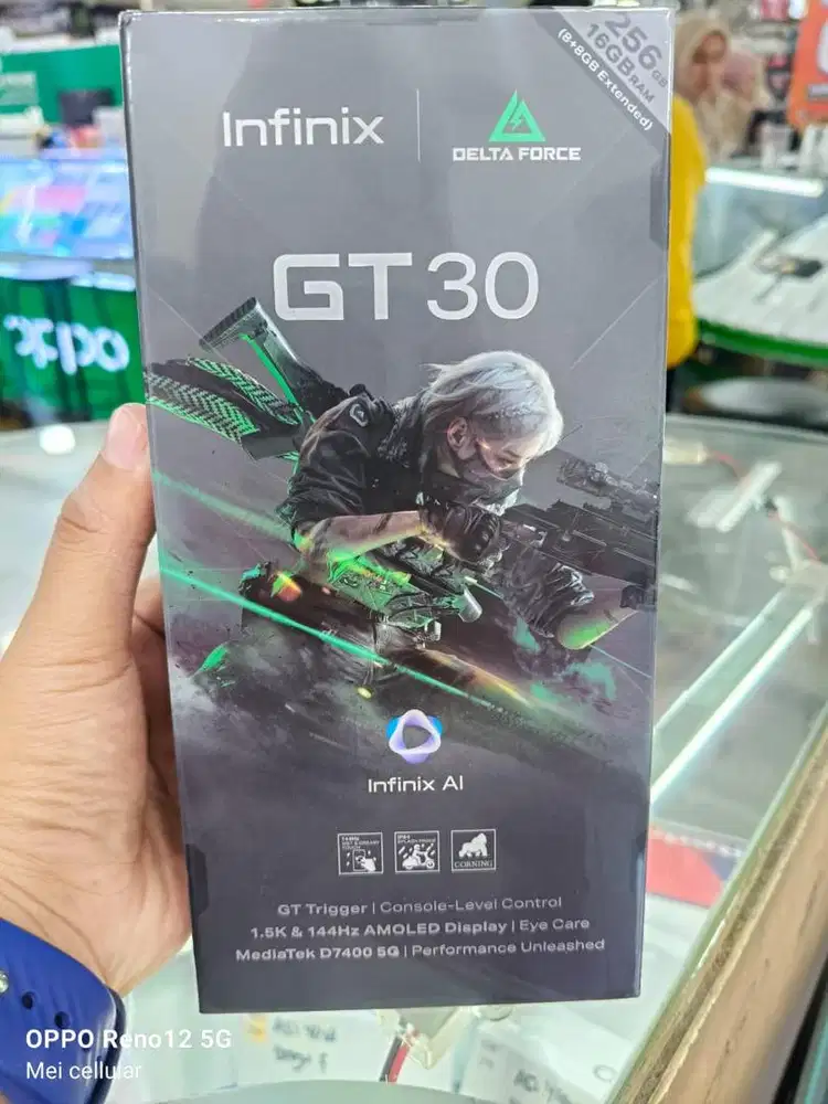 Infinix Gt 30 5G ram 8gb+8gb/256gb nfc baru segel garansi resmi infini