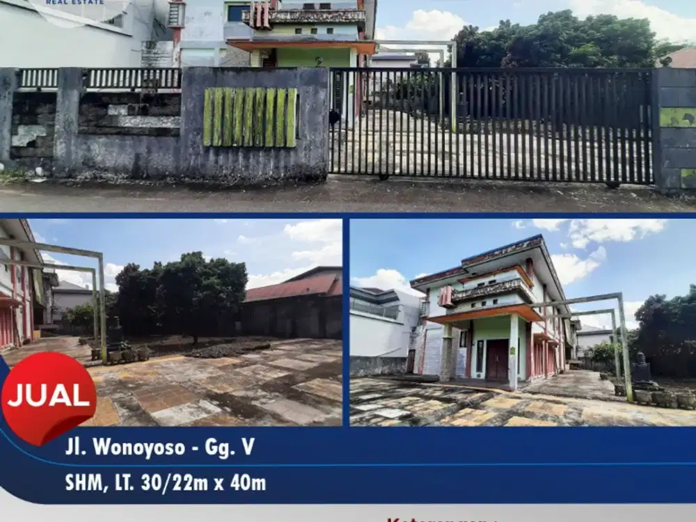 Dijual rumah full beton & kokoh, dengan tanah extra luas