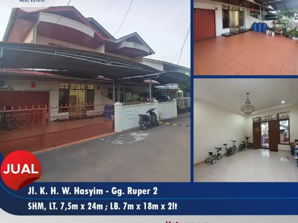 Dijual 1 unit rumah siap pakai di Jl. K.H.A.Dahlan - Gg. Ruper 2