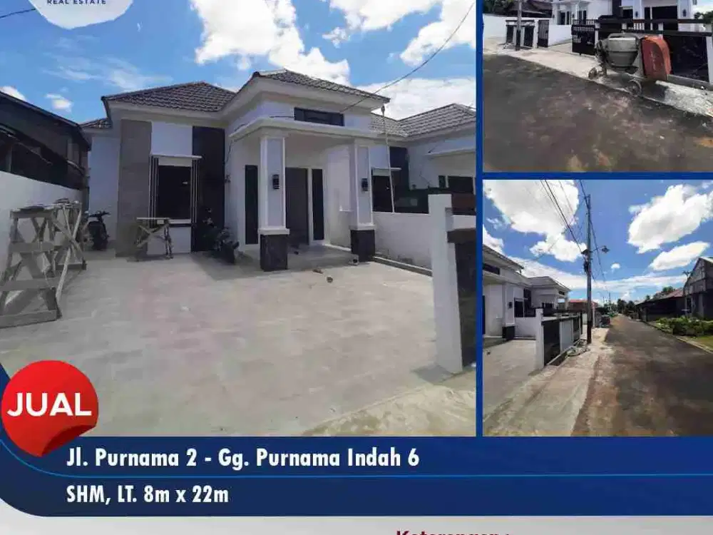 Dijual rumah type 90 - SMART HOME - lokasi Purnama
