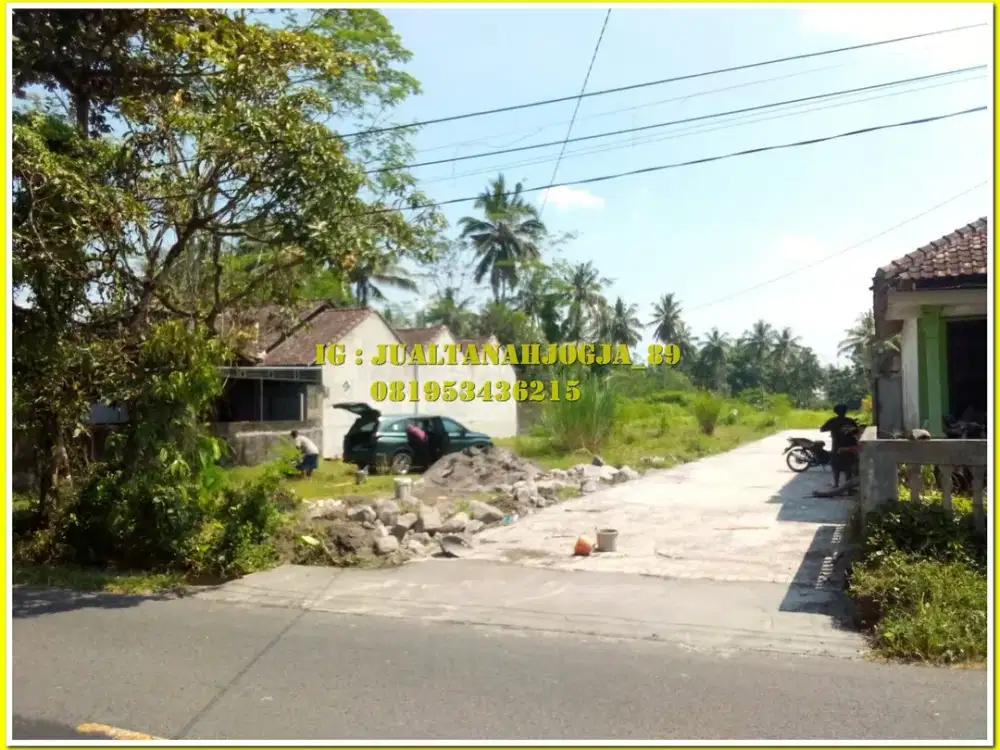 Area Jogja utara dekat Pasar Tempel Sleman Tanah Murah