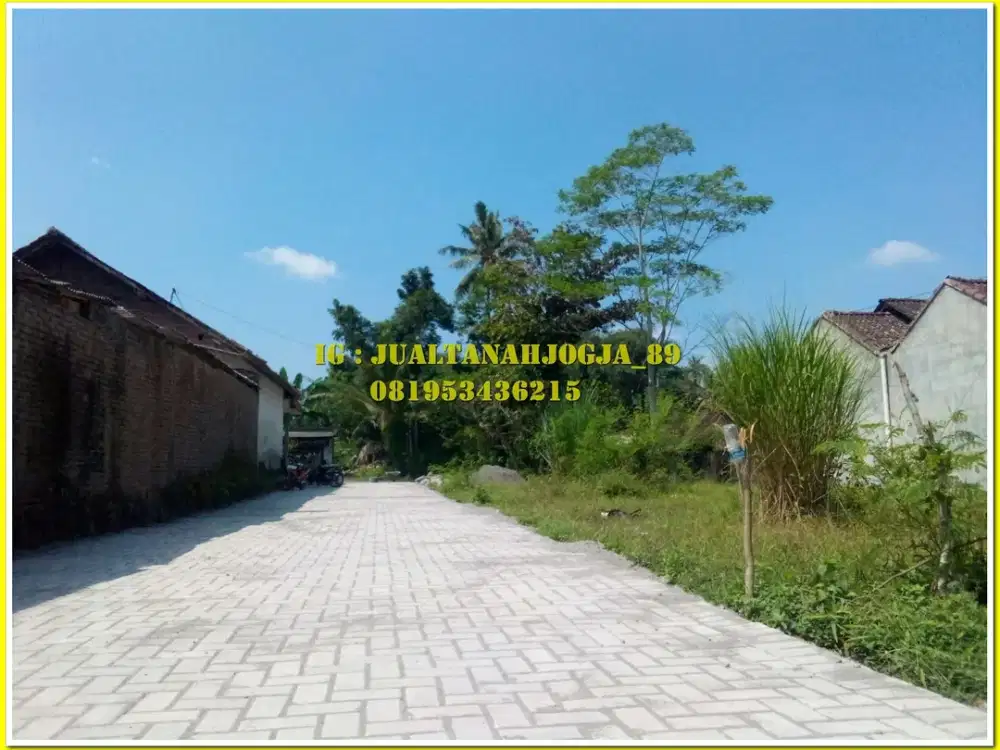 TANAH MURAH SLEMAN JOGJA DEKAT EXIT TOLL BANYUREJO , 200 jutaan