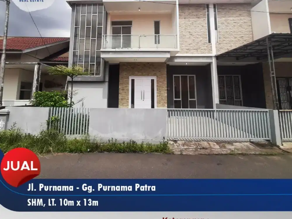 Dijual cepat rumah 2lt Jl. Purnama Gg. Purnama Patra - Pontianak