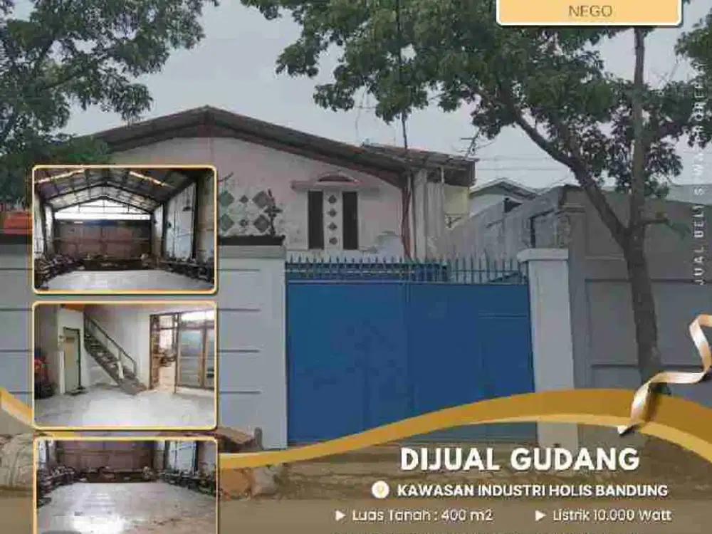 Gudang Siap Pakai di Jual