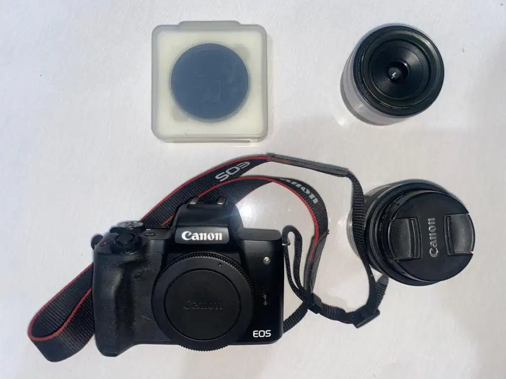 KAMERA M50 (KIT LENS + FIX LENS) BONUS BUNDLE