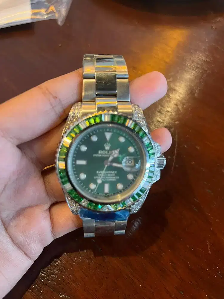 DIJUAL JAM TANGAN ROLEXX EMERALD SWISS