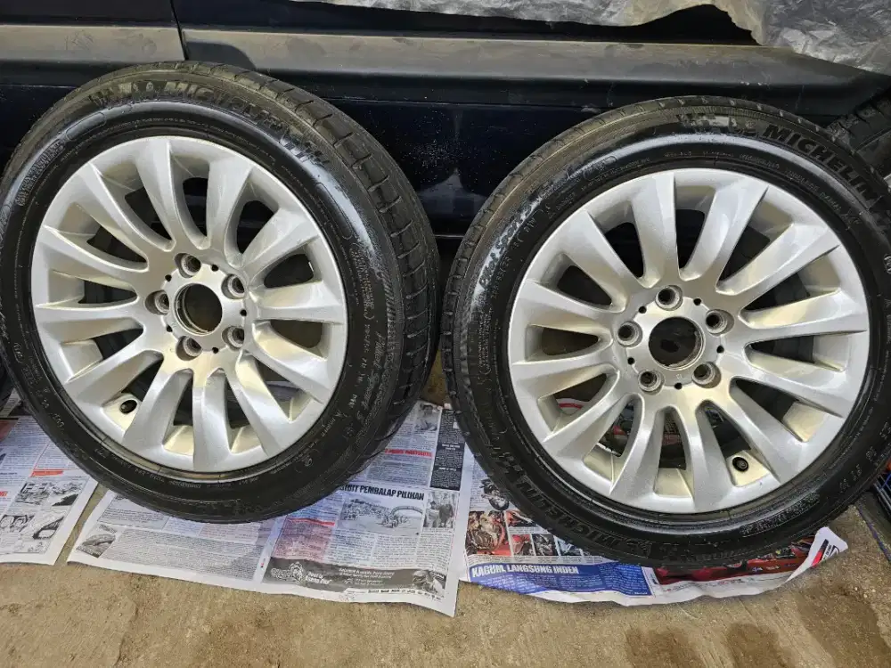 Jual Cepat Velg dan Ban Michelin BMW E90 R16 Ring 16 205/55 Original